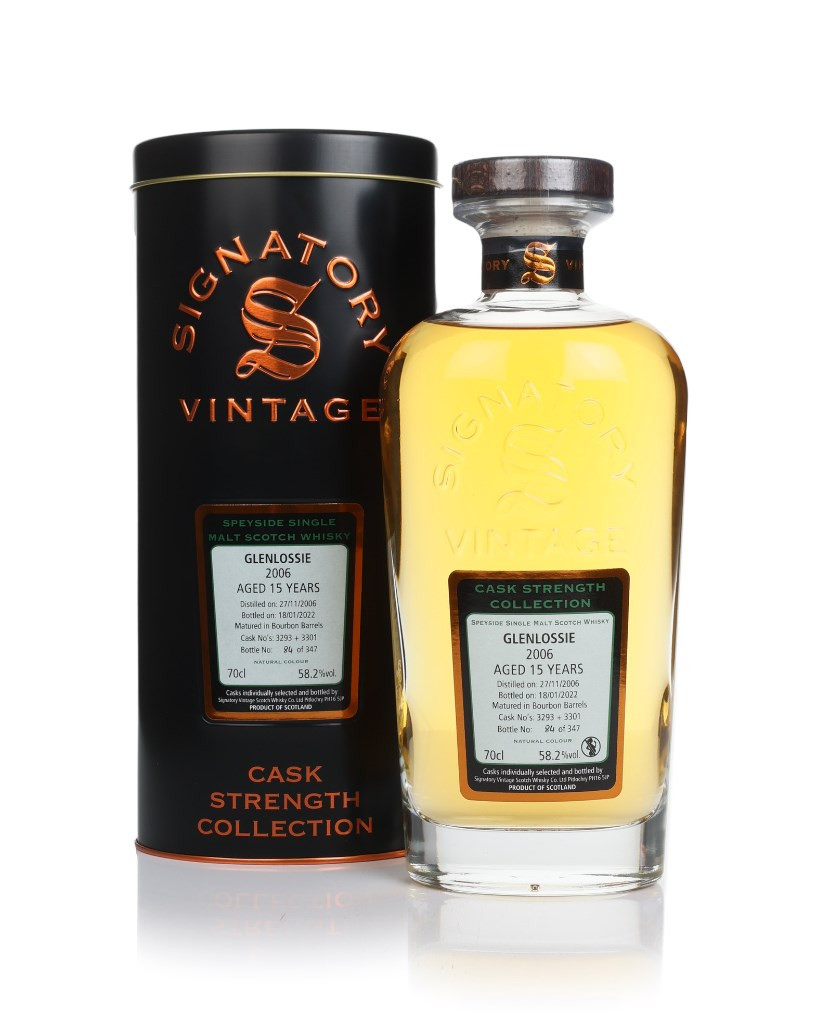 Glenlossie 15 Year Old 2006 (cask 3293 & 3301) - Cask Strength Collection (Signatory) 70cl