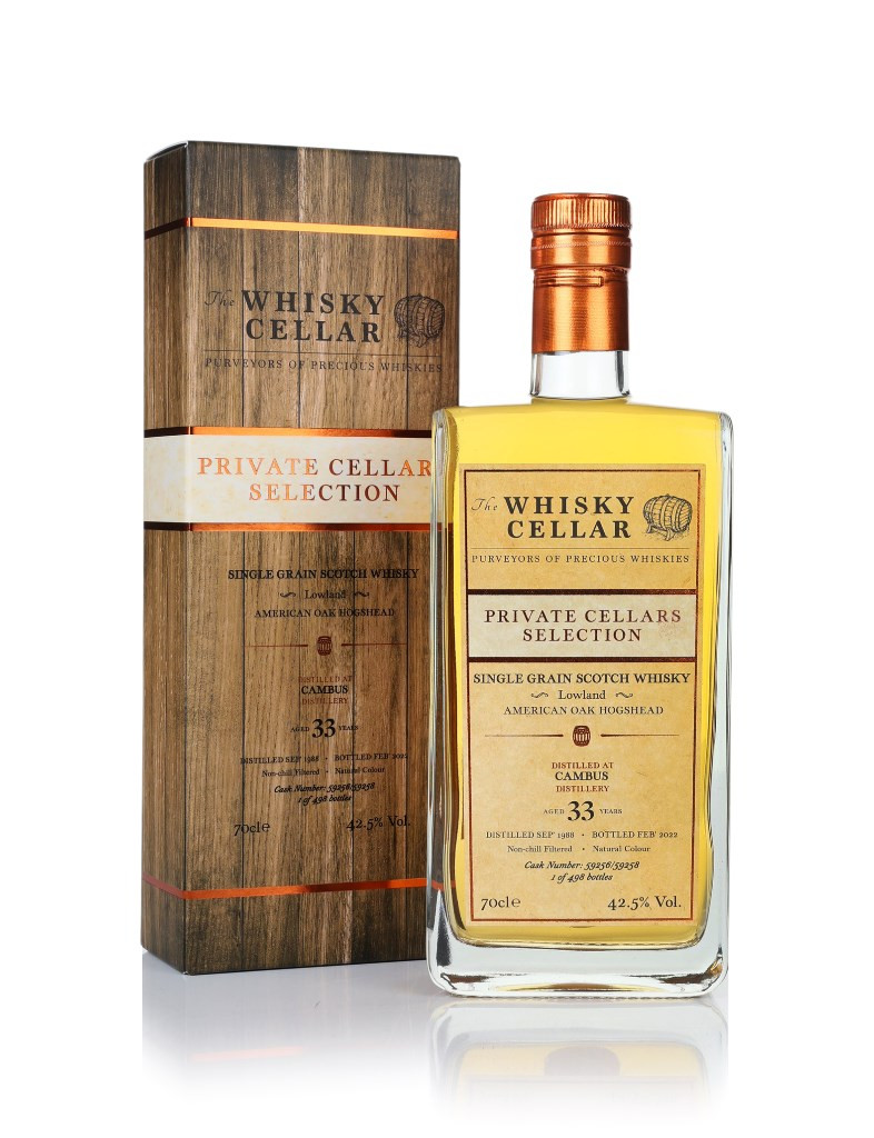Cambus 33 Year Old 1988 (cask 59256 & 59258) - The Whisky Cellar 70cl