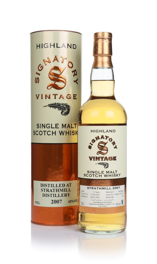 Strathmill 14 Year Old 2007 (casks 805451 & 805453) - Signatory Vintage 70cl