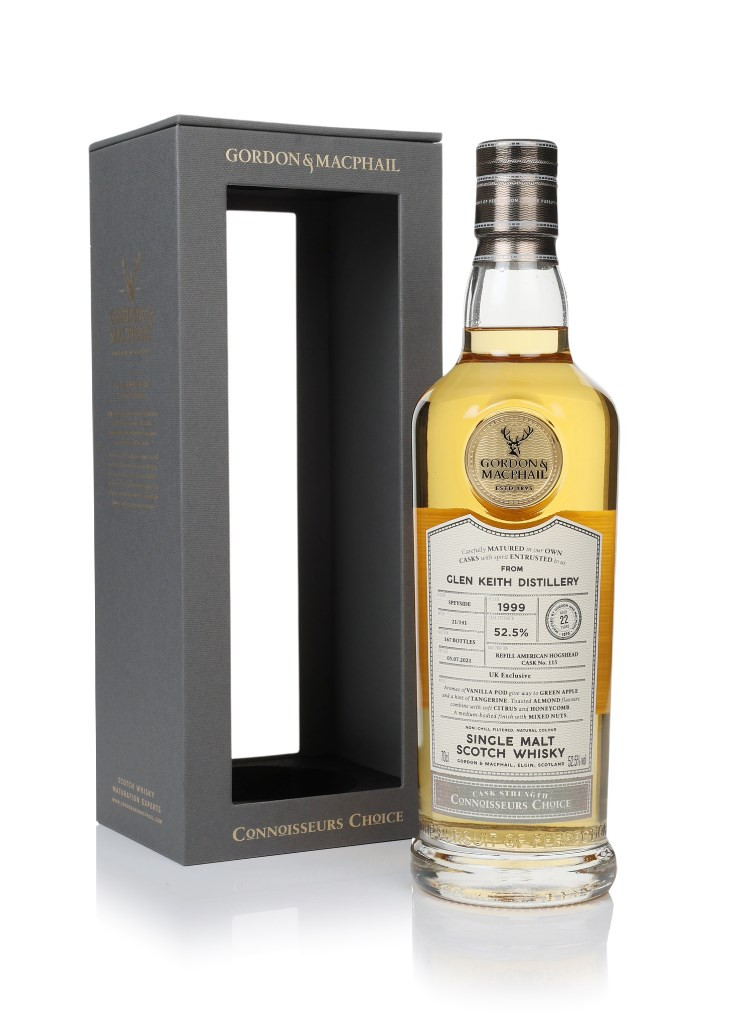 Glen Keith 22 Year Old 1999 (cask 115) - Connoisseurs Choice (Gordon & MacPhail) 70cl