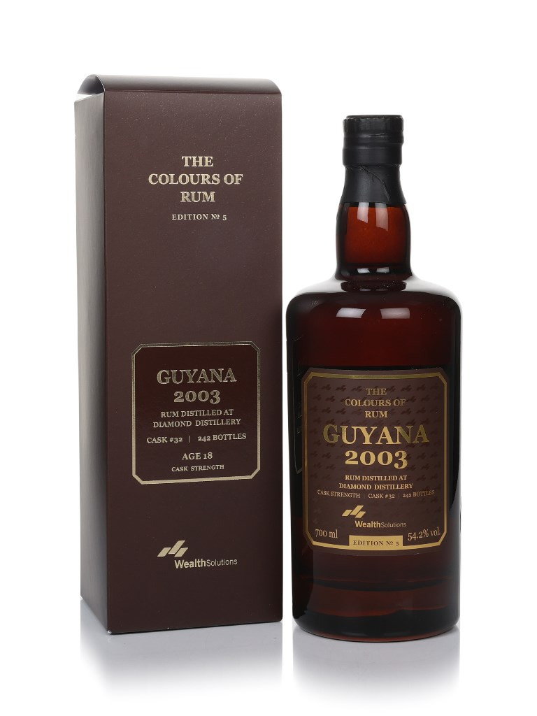 Diamond Distillery 18 Year Old 2003 Guyana Edition No. 5 - The Colours of Rum (Wealth Solutions) 70cl