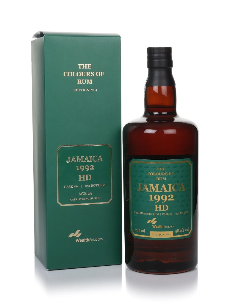 HD 29 Year Old 1992 Jamaica Edition No. 4 - The Colours of Rum (Wealth Solutions) 70cl