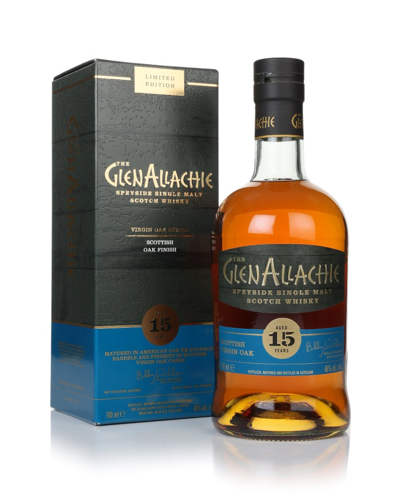 GlenAllachie 15 Year Old Scottish Oak Finish 70cl