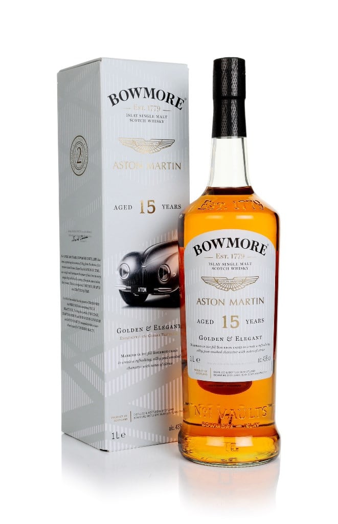 Bowmore 15 Year Old Golden & Elegant - Aston Martin Edition #2 100cl
