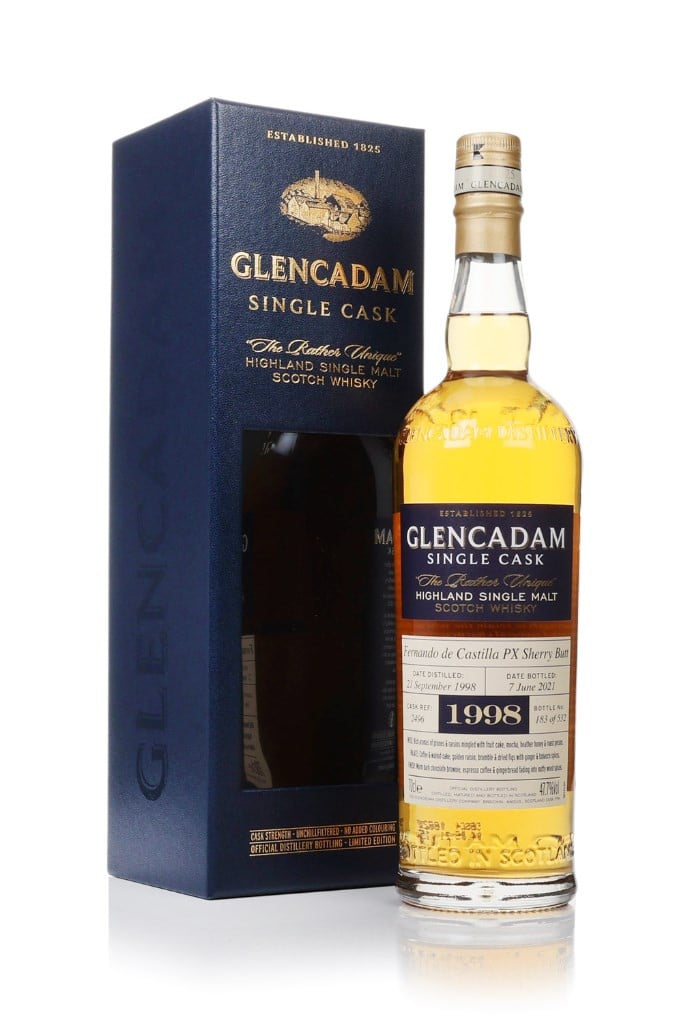 Glencadam 22 Year Old 1998 (cask 2496) - Fernando de Castilla Pedro Ximénez Sherry Butt 70cl
