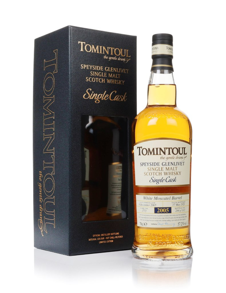 Tomintoul 15 Year Old 2005 (cask 1772) - White Moscatel Barrel 70cl