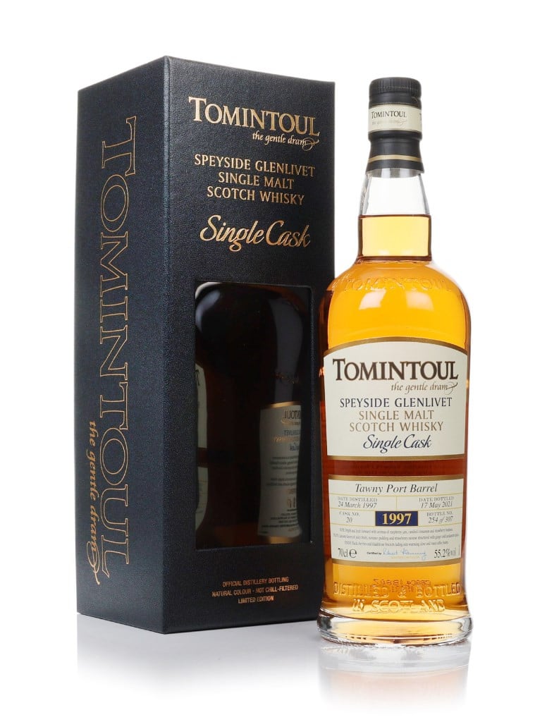 Tomintoul 24 Year Old 1997 (cask 20) - Tawny Port Barrel 70cl