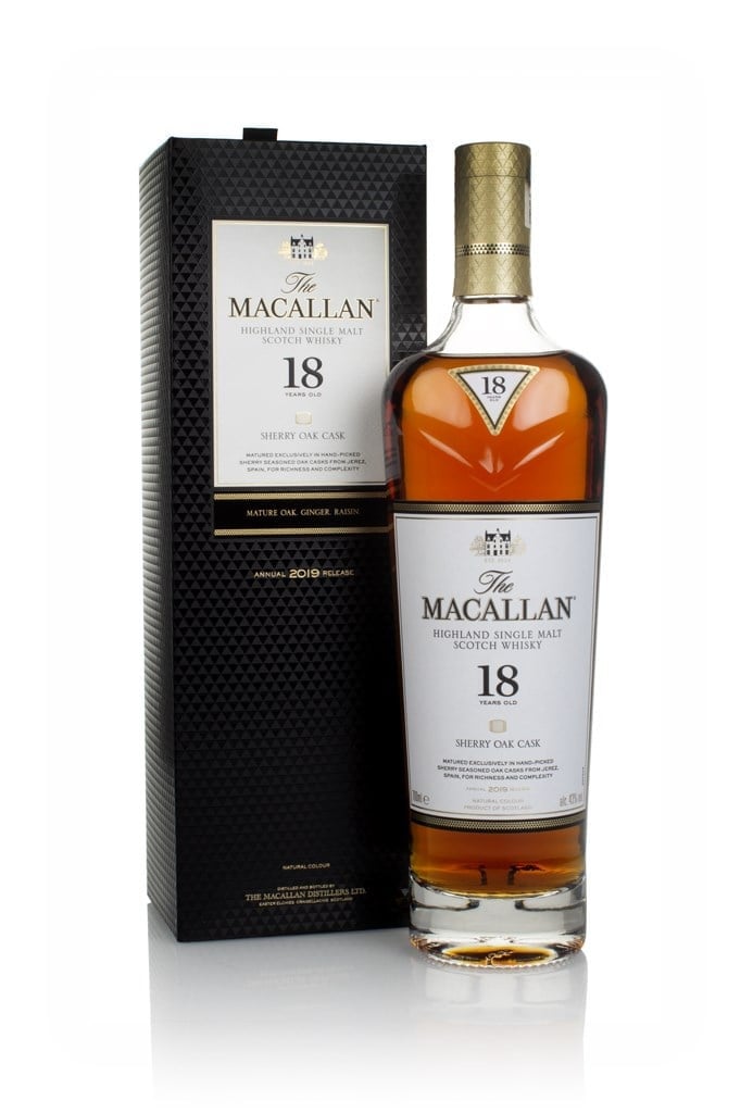 The Macallan 18 Year Old Sherry Oak (2019 Release) 70cl Whisky