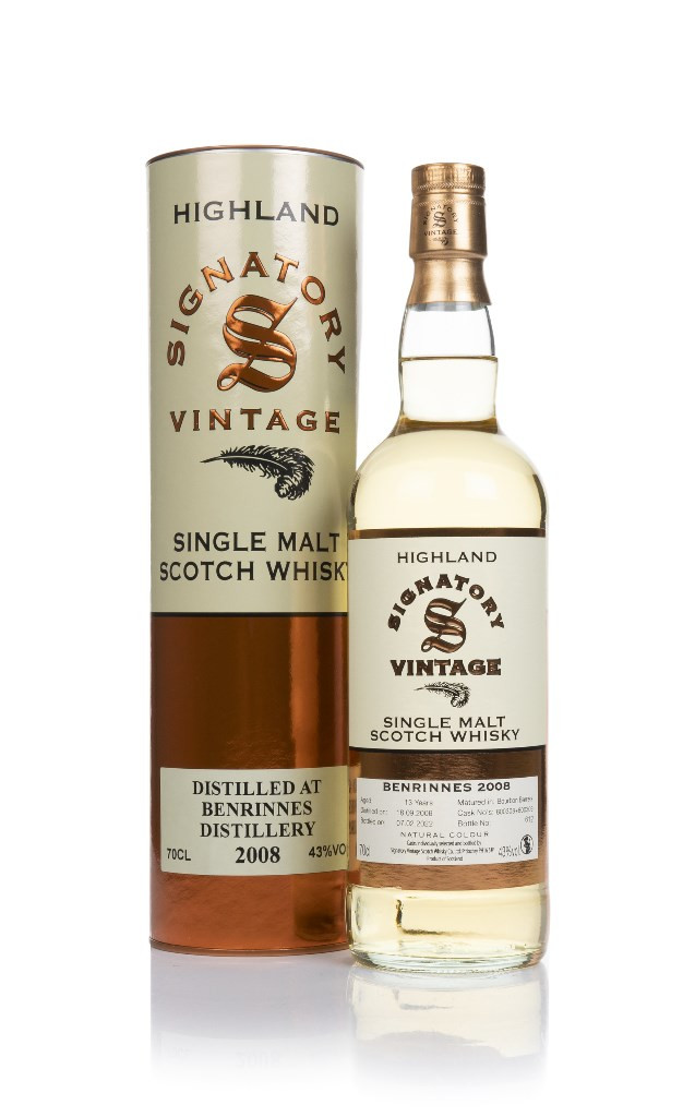 Benrinnes 13 Year Old 2008 (casks 800308 & 800309) - Signatory 70cl