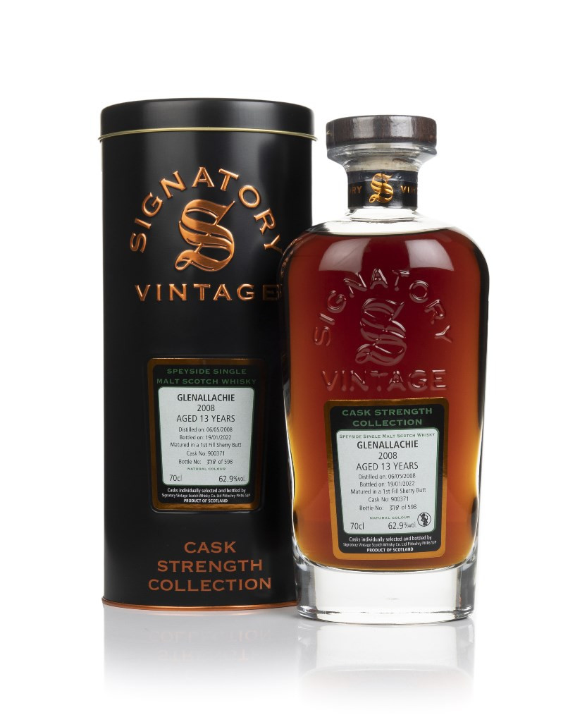 GlenAllachie 13 Year Old 2008 (cask 900371) - Cask Strength Collection (Signatory) 70cl