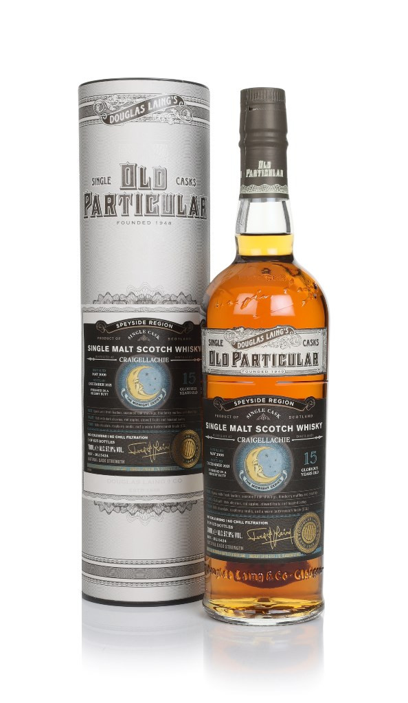 Craigellachie 15 Year Old 2006 (cask 15424) - Old Particular The Midnight Series (Douglas Laing) 70cl