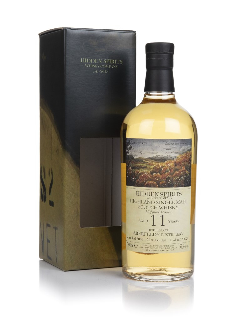 Aberfeldy 11 Year Old 2009 (cask AB920) – Hidden Spirits 70cl
