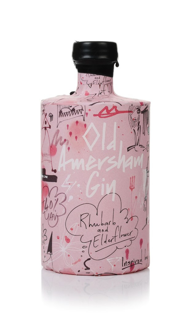 Old Amersham Gin Rhubarb and Elderflower 50cl