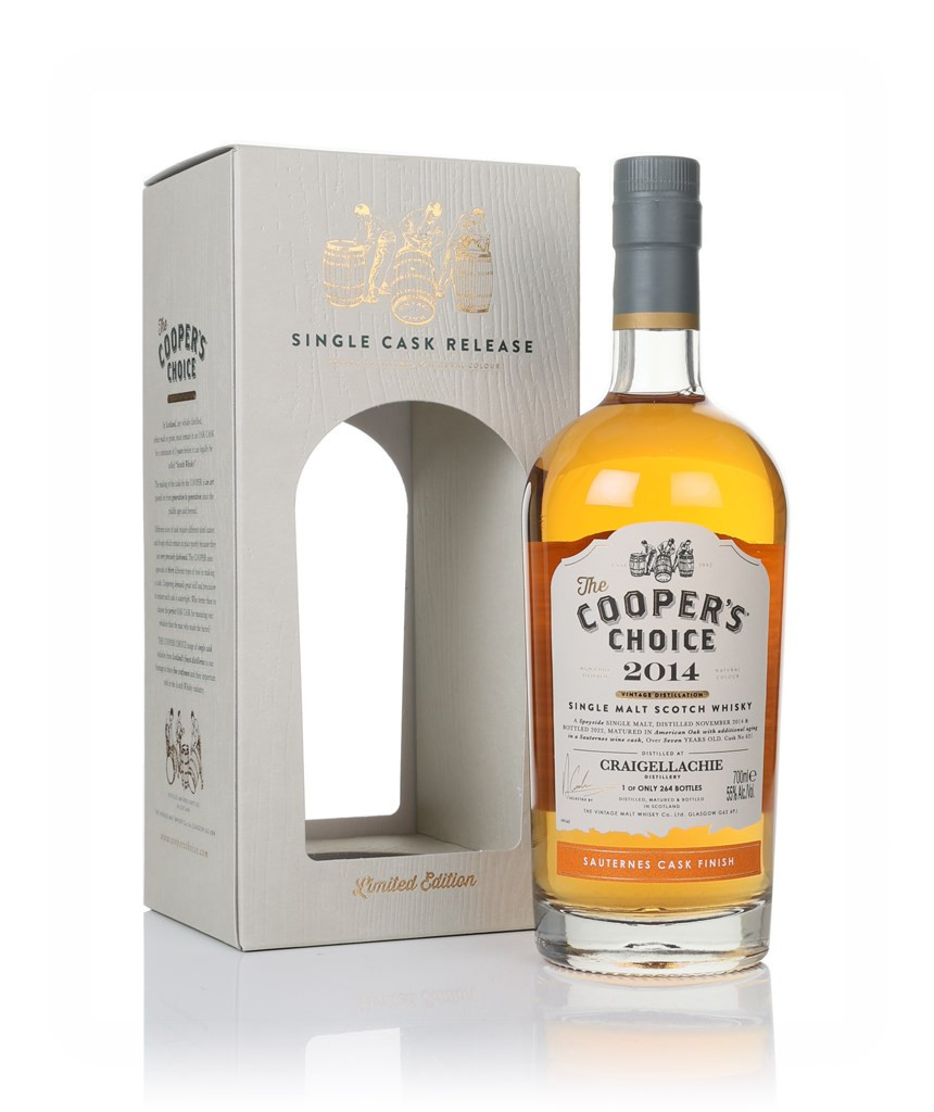 Craigellachie 7 Year Old 2014 (cask 621) - The Cooper's Choice (The Vintage Malt Whisky Co.) 70cl