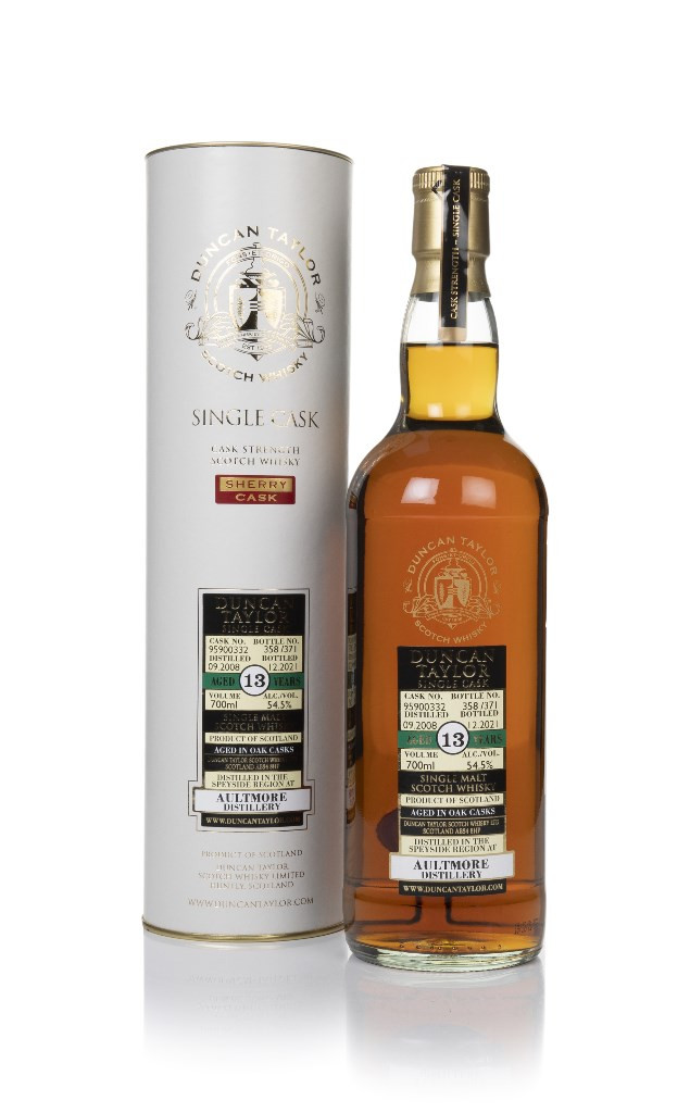 Aultmore 13 Year Old 2008 (cask 95900332) - Duncan Taylor 70cl