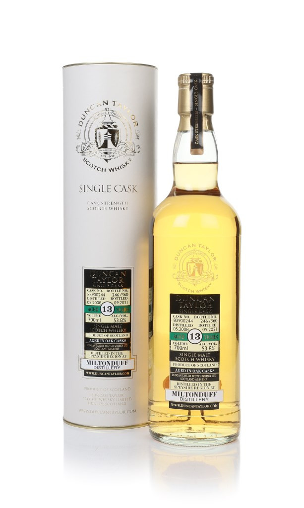 Miltonduff 13 Year Old 2006 (cask 83900244) - Duncan Taylor 70cl