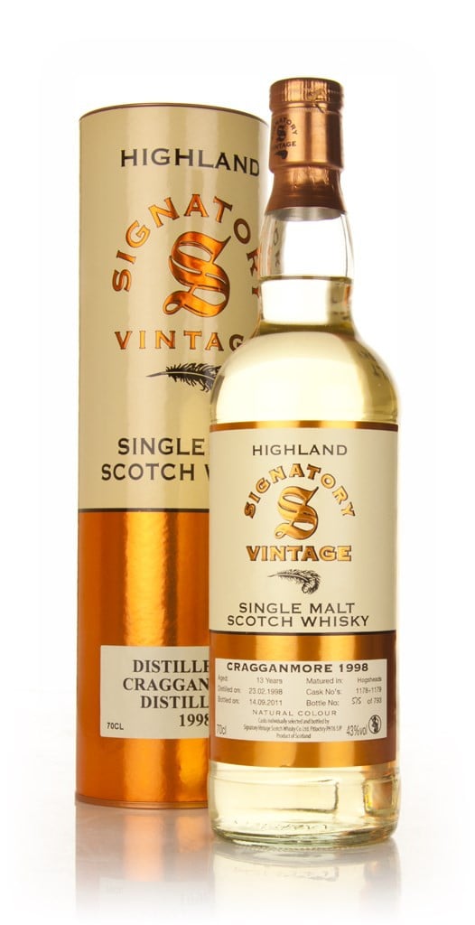 Cragganmore 13 Year Old 1998 (Signatory) 70cl