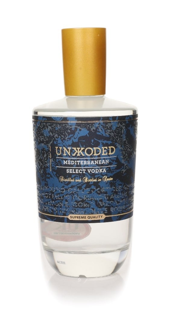 Unkkoded Mediterranean Select Vodka 70cl