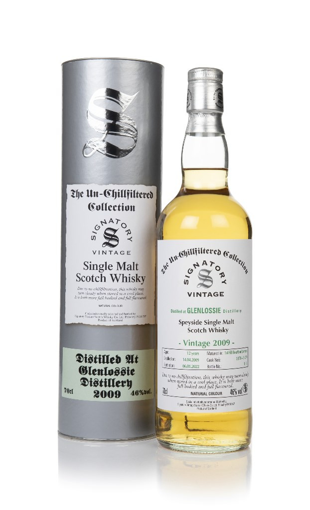 Glenlossie 12 Year Old 2009 (casks 3378 & 3379) - Un-Chillfiltered Collection (Signatory) 70cl