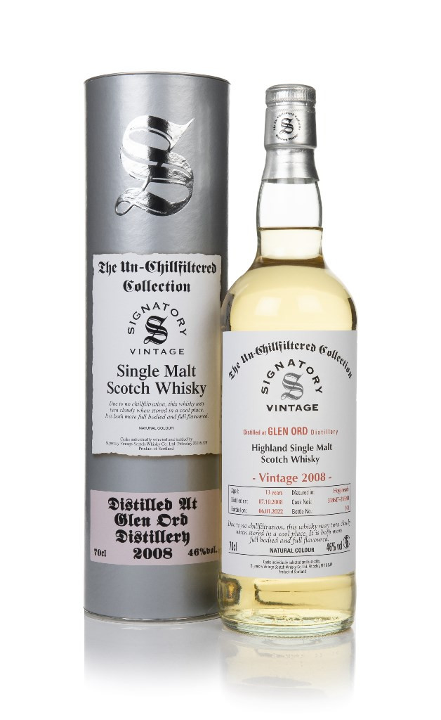Glen Ord 13 Year Old 2008 (casks 318687 & 318690) - Un-Chillfiltered Collection (Signatory) 70cl
