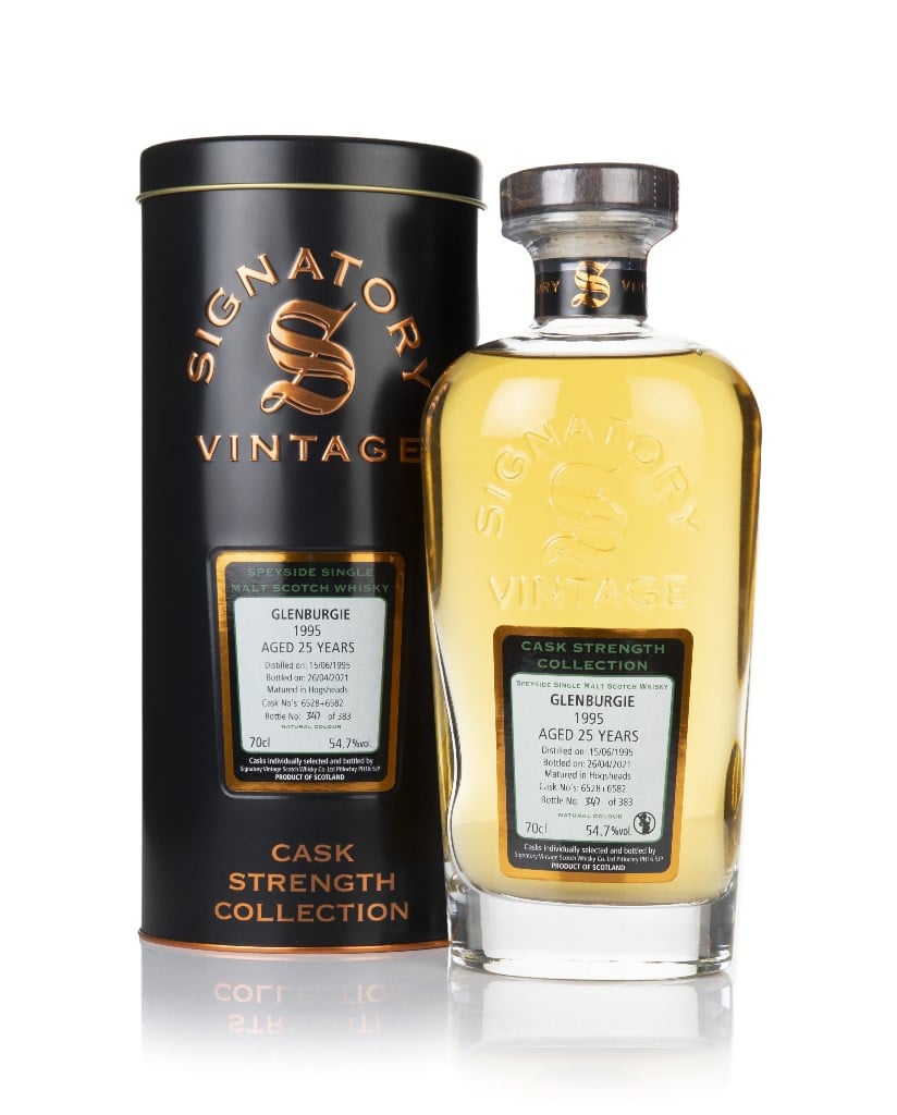 Glenburgie 25 Year Old 1995 (cask 6528 & 6582) - Cask Strength Collection (Signatory) 70cl