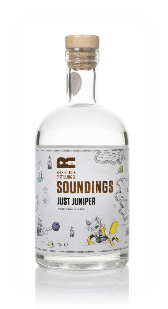 Retribution Soundings Just Juniper Gin 70cl