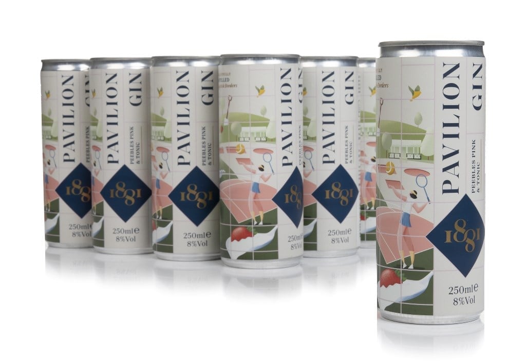 1881 Pavilion Pink Hydro Gin & Tonic (12 x 250ml) 300cl