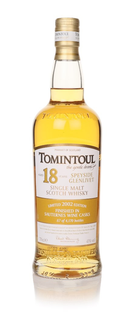 Tomintoul 18 Year Old 2002 - Sauternes Cask Finish 70cl
