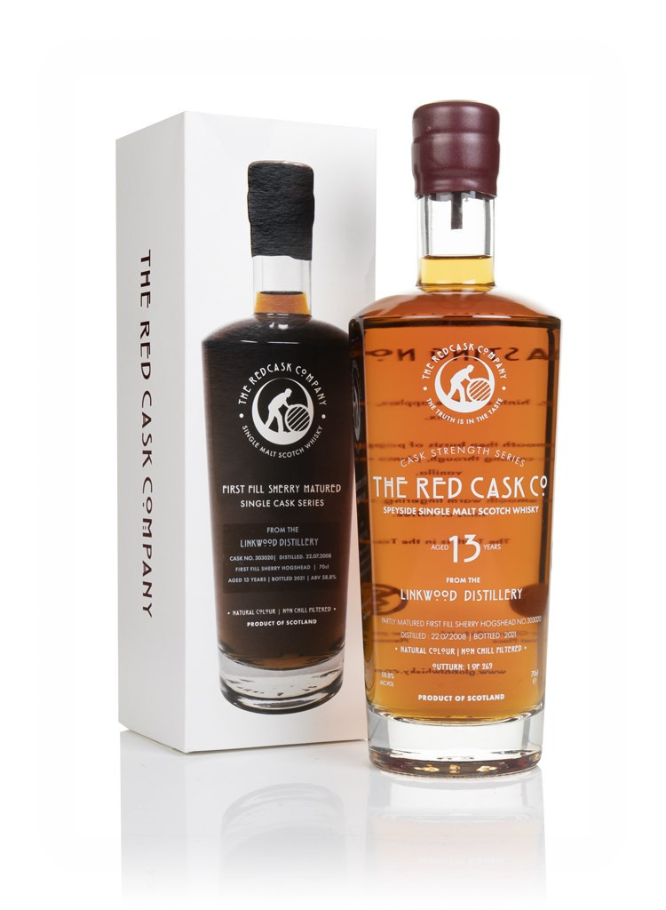 Linkwood 13 Year Old 2008 (cask 303020) - The Red Cask Co. 70cl