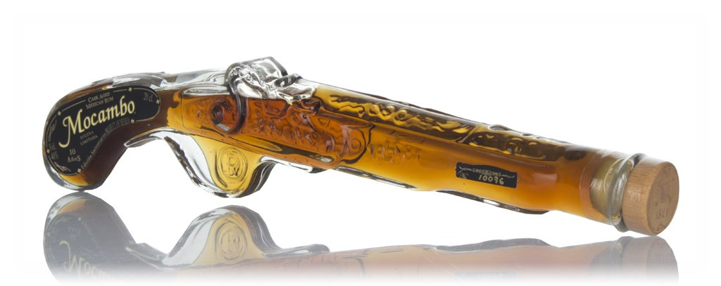 Mocambo 10 Year Old Mexican Rum Buccaneer Pistol 20cl