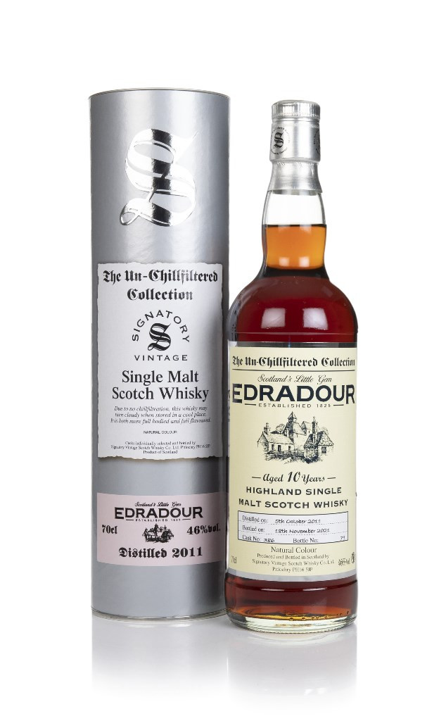 Edradour 10 Year Old 2011 (cask 386) - Un-Chillfiltered Collection (Signatory) 70cl