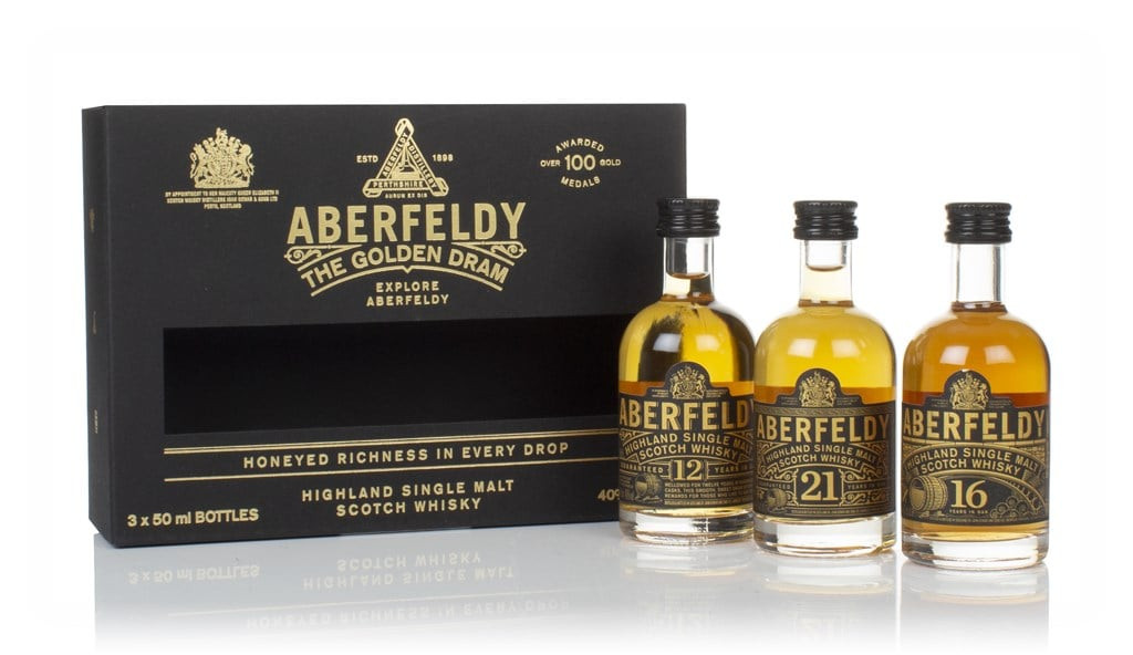 Aberfeldy The Golden Dram Miniatures Tasting Collection (3 x 50ml)