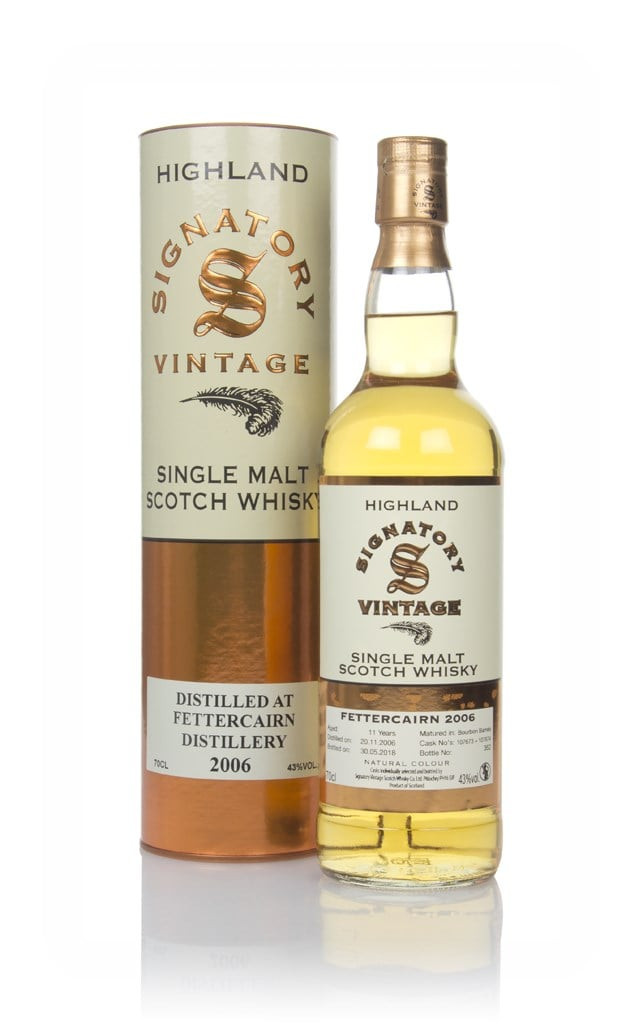 Fettercairn 11 Year Old 2006 (casks 107673 & 107674) - Signatory 70cl