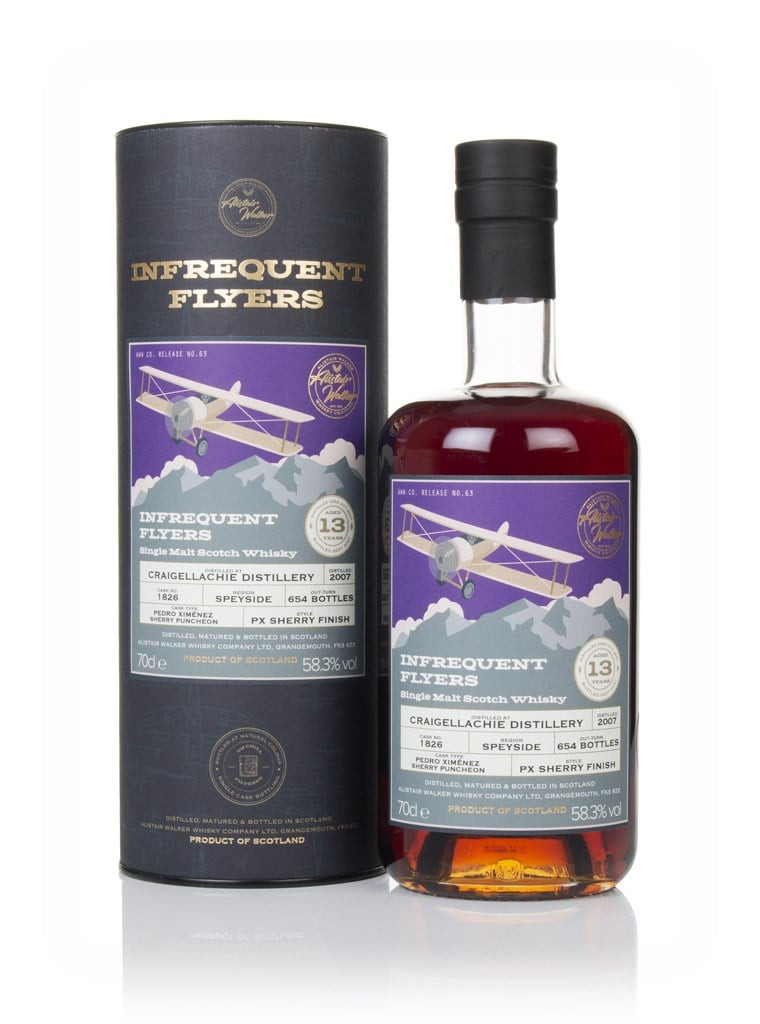 Craigellachie 13 Year Old 2007 (cask 1826) - Infrequent Flyers (Alistair Walker) 70cl