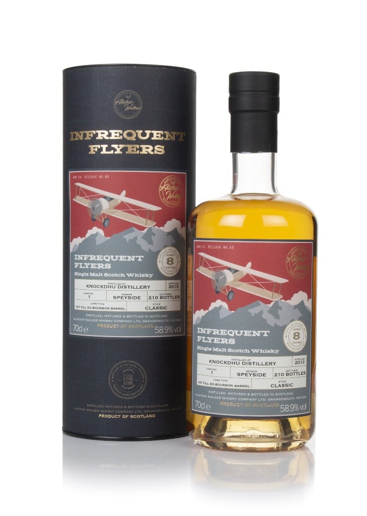 Knockdhu 8 Year Old 2013 (cask 1) - Infrequent Flyers (Alistair Walker) 70cl