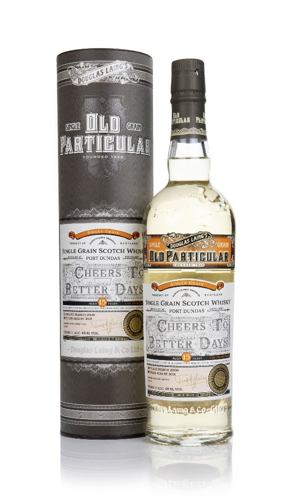 Port Dundas "Cheers To Better Days" 15 Year Old 2006 (cask 15316) - Old Particular (Douglas Laing) 70cl