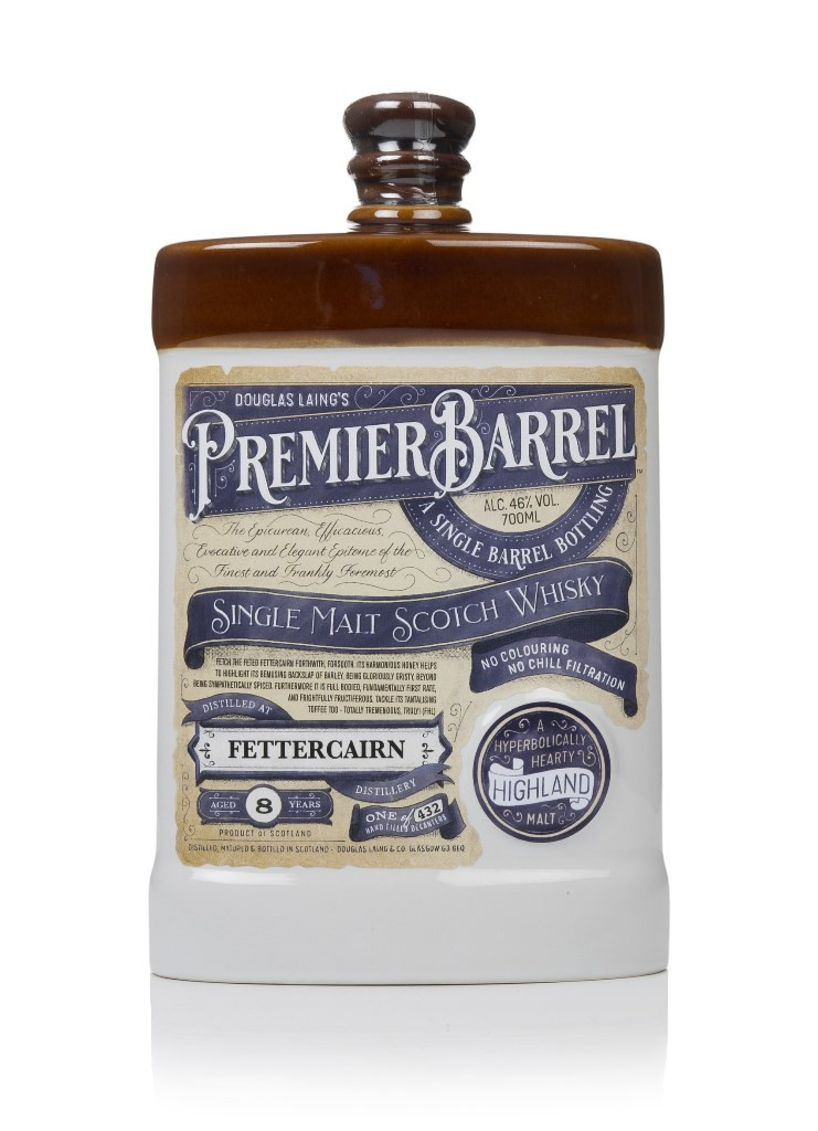 Fettercairn 8 Year Old - Premier Barrel (Douglas Laing) 70cl