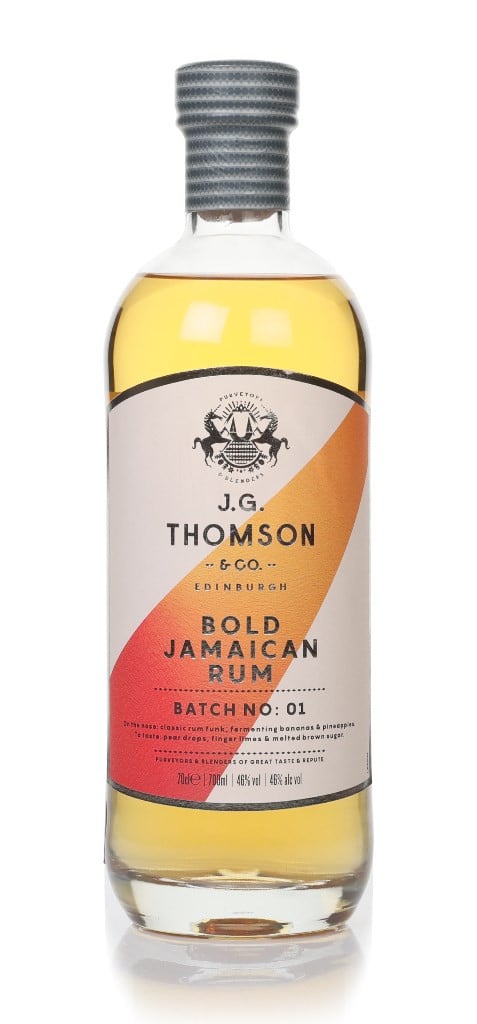 J.G. Thomson Bold Jamaican Rum (Batch: 01) 70cl
