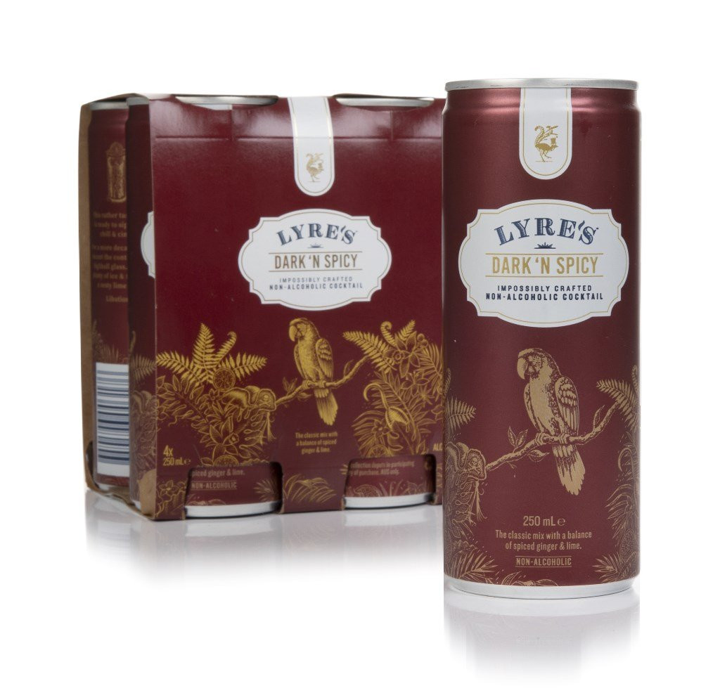 Lyre's Dark ‘N Spicy (4 x 200ml) 80cl