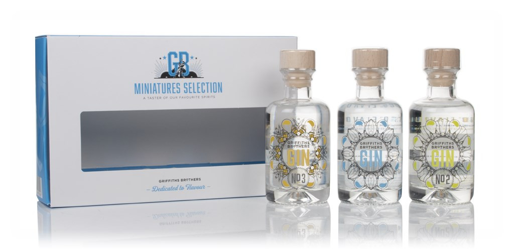 Griffiths Brothers Gin Triple Pack (3 x 100ml) 30cl