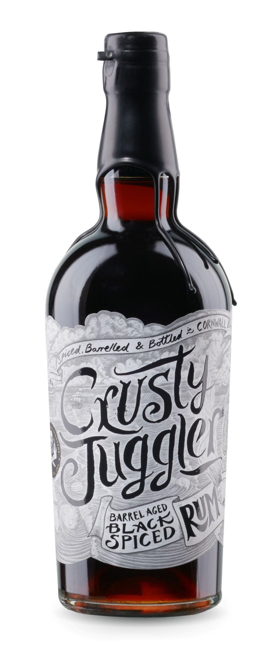 Crusty Juggler Black Spiced Rum 70cl