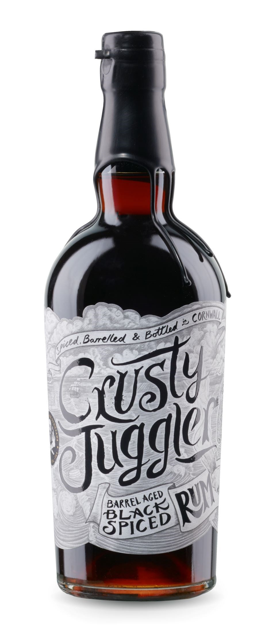 Crusty Juggler Black Spiced Rum 70cl