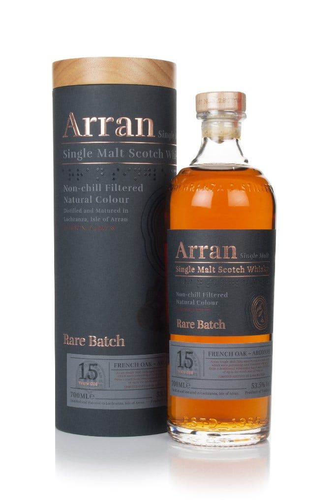 Arran 15 Year Old Rare Batch – French Oak Argonne 70cl