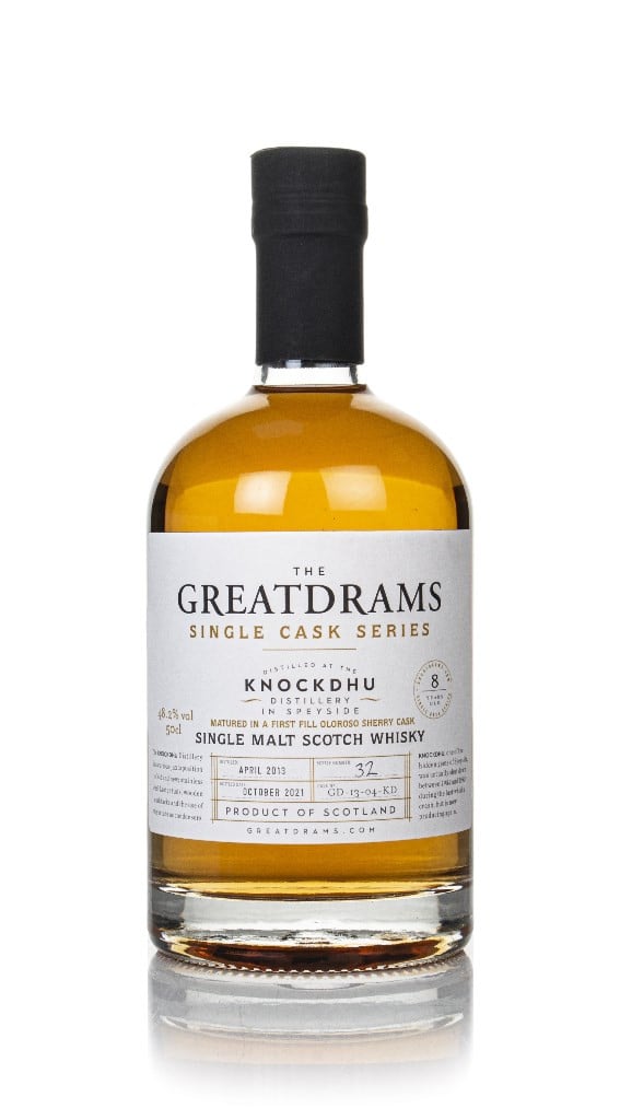 Knockdhu 8 Year Old 2013 - Single Cask Series (GreatDrams) 50cl