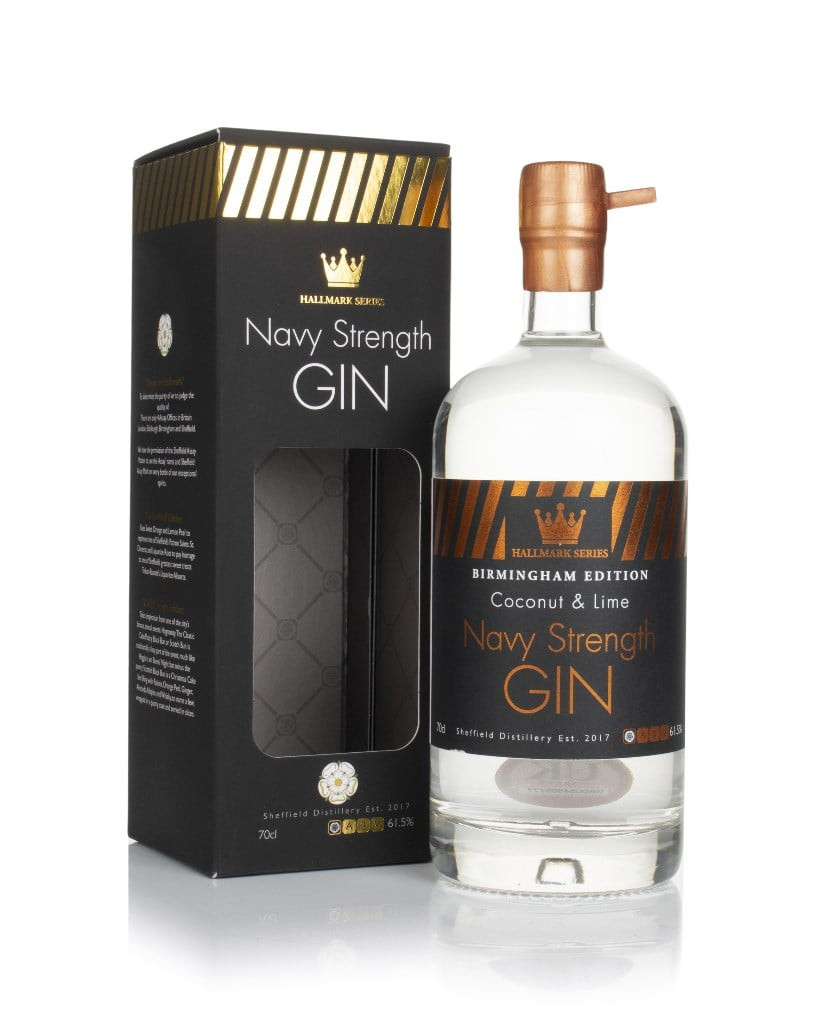 Sheffield Distillery Hallmark Navy Strength Coconut & Lime Gin - Birmingham Edition 70cl