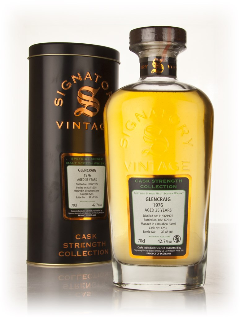 Glencraig 35 Year Old 1976 Cask 4255 - Cask Strength Collection (Signatory) 70cl
