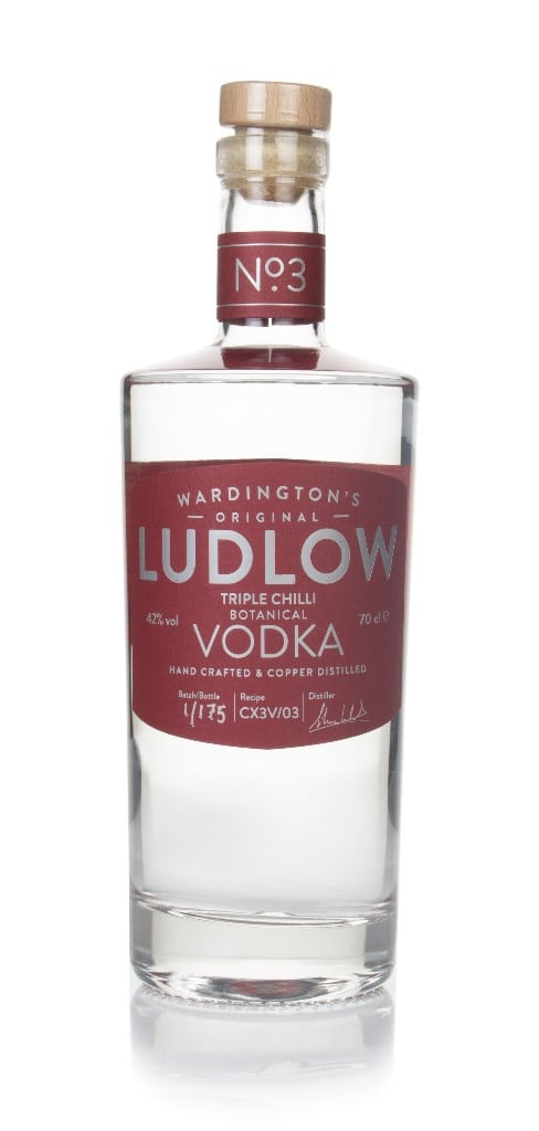 Wardington's No.3 Ludlow Triple Chilli Vodka 70cl