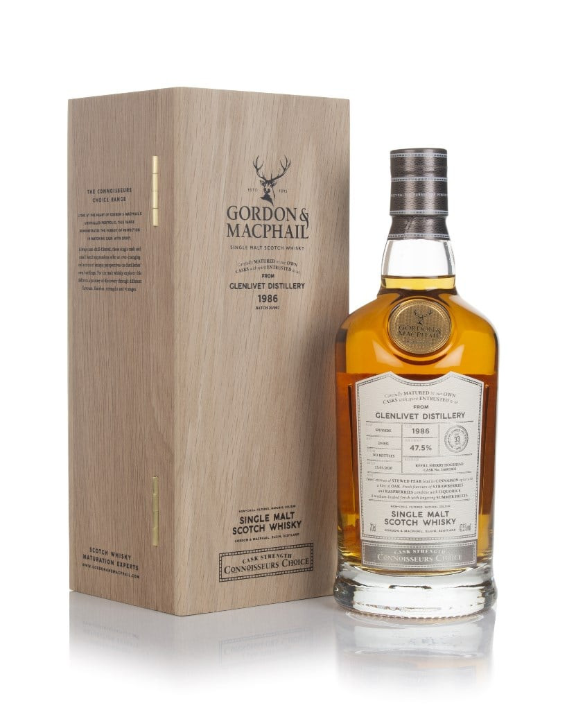 Glenlivet 33 Year Old 1986 (cask 16601801) - Connoisseurs Choice (Gordon & MacPhail) 70cl