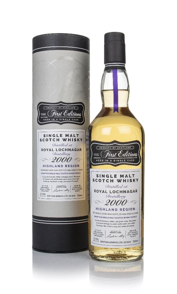 Royal Lochnagar 21 Year Old 2000 (cask 18757) - The First Editions (Hunter Laing) 70cl