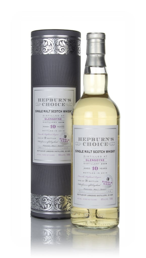Glengoyne 10 Year Old 2008 - Hepburn's Choice (Langside) 70cl